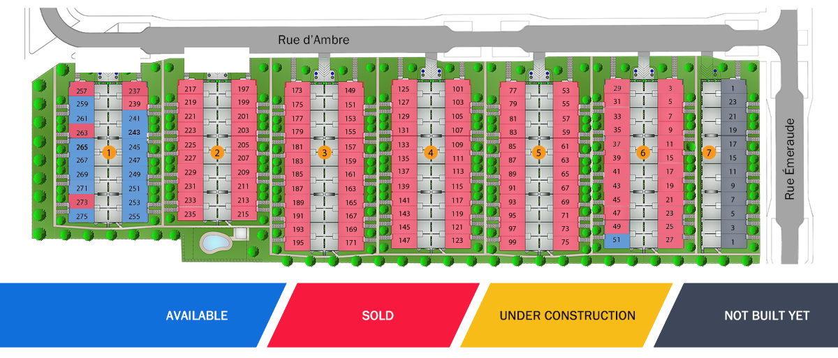 Townhouses in Candiac, 148 high quality units Visit Pür Urbain Candiac
