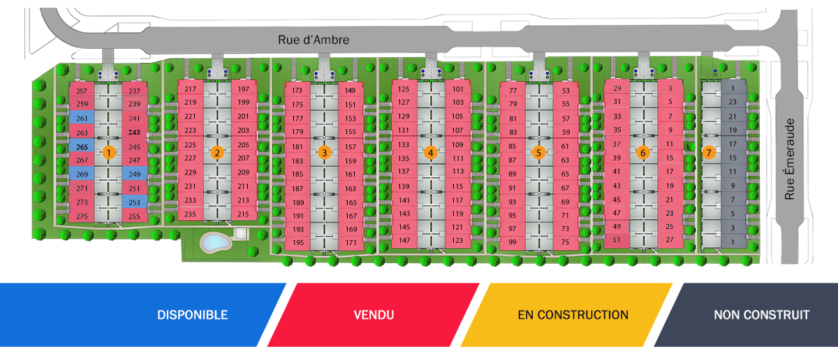 Pür Urbain Candiac - Disponibilités